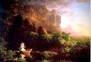 Thomas Cole The Voyage of Life Childhood Spain oil painting artist